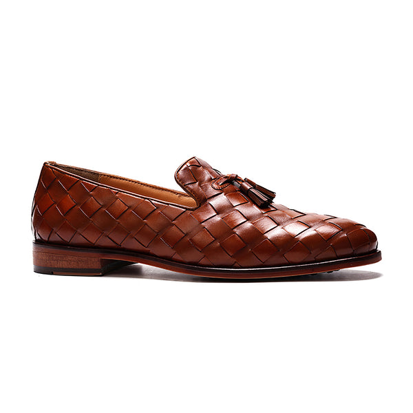 Carlos By Carlos Santana Pulse Tassel Loafer // Tan