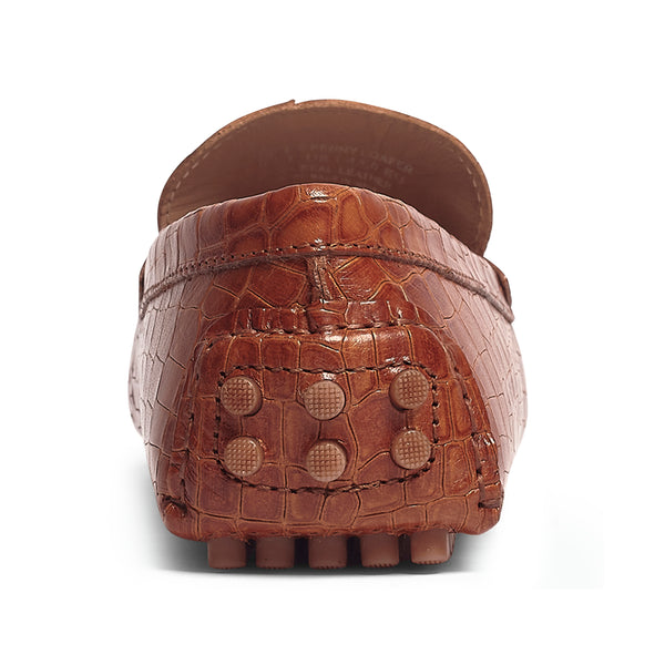 Carlos By Carlos Santana Ritchie Croco Driver // Tan