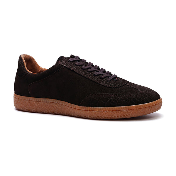 Carlos By Carlos Santana Crosby Sneaker // Coffee Brown Suede