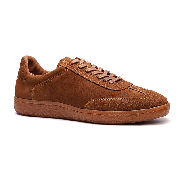 Carlos By Carlos Santana Crosby Sneaker // Tobacco Brown Suede
