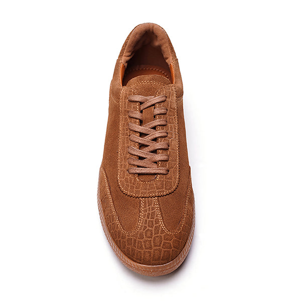 Carlos By Carlos Santana Crosby Sneaker // Tobacco Brown Suede