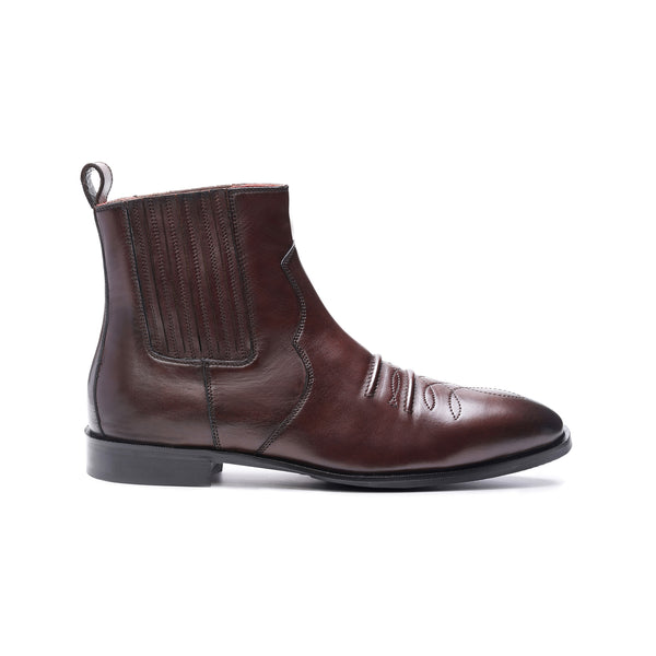 carlos by carlos santana Durango Chelsea Boot // Brown Burnished