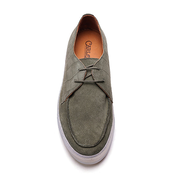 Carlos By Carlos Santana Echo Moc Shoe // Birch Green Suede