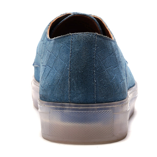 Carlos By Carlos Santana Echo Moc Shoe // Niagra Blue Suede