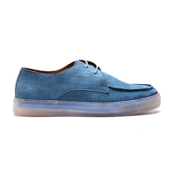 carlos by carlos santana Echo Moc Shoe // Niagra Blue Suede