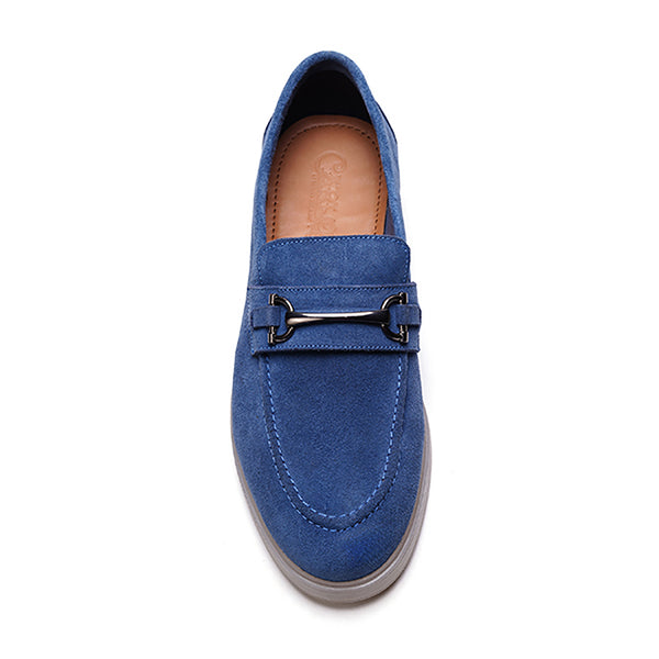 Carlos By Carlos Santana Funkadelic Bit Loafer // Blue Suede