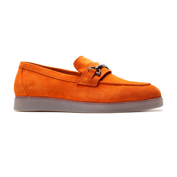 Carlos By Carlos Santana Funkadelic Bit Loafer // Orange Suede