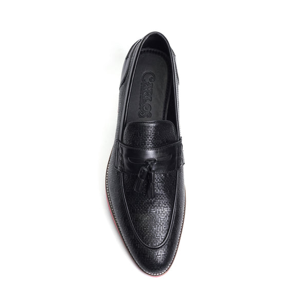 Carlos By Carlos Santana Garcia Tassel Loafer //Black