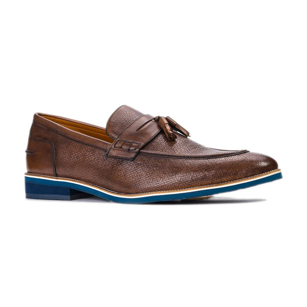 Carlos By Carlos Santana Garcia Tassel Loafer // Brown