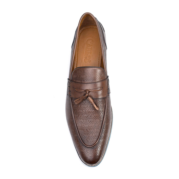 Carlos By Carlos Santana Garcia Tassel Loafer // Brown