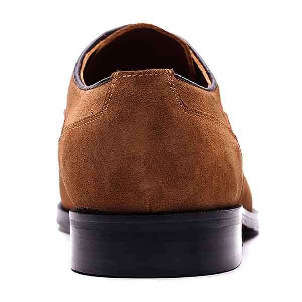 Carlos By Carlos Santana Havens Cap-toe Derby // Tobacco Brown Suede
