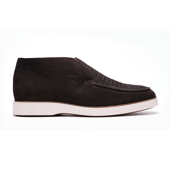 carlos by carlos santana Joplin Laceless Chukka // Coffee Brown Suede