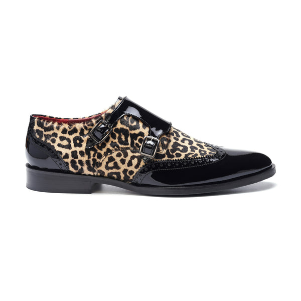 carlos by carlos santana Kai Double Monk // Black Leapord
