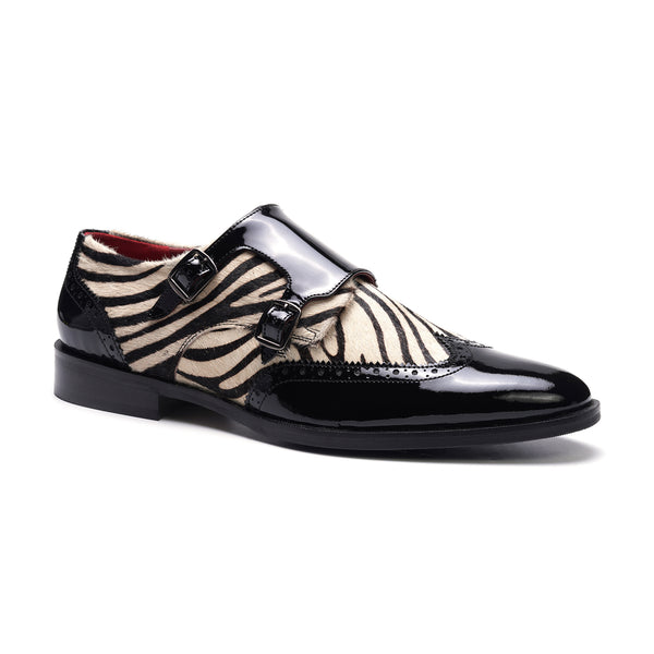 Carlos By Carlos Santana Kai Double Monk // Black Zebra
