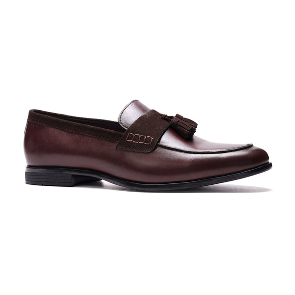 Carlos By Carlos Santana Laurent Tassel Loafer // Brown