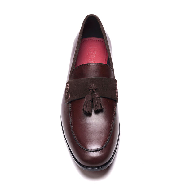 Carlos By Carlos Santana Laurent Tassel Loafer // Brown