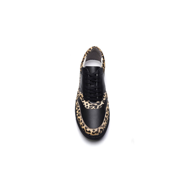 Carlos By Carlos Santana Lennox Sneaker // Black Leapord