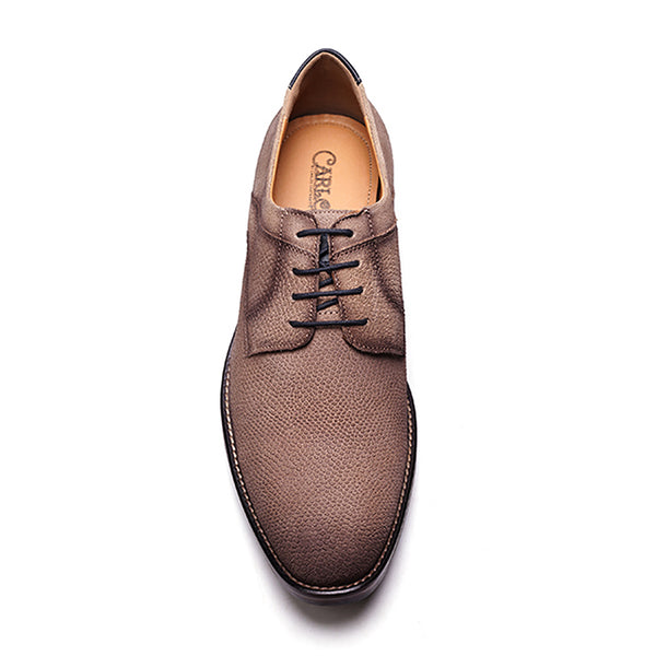 Carlos By Carlos Santana London Derby Lace-up // Taupe Suede