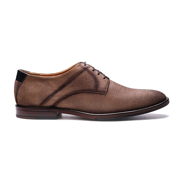 carlos by carlos santana London Derby Lace-up // Taupe Suede