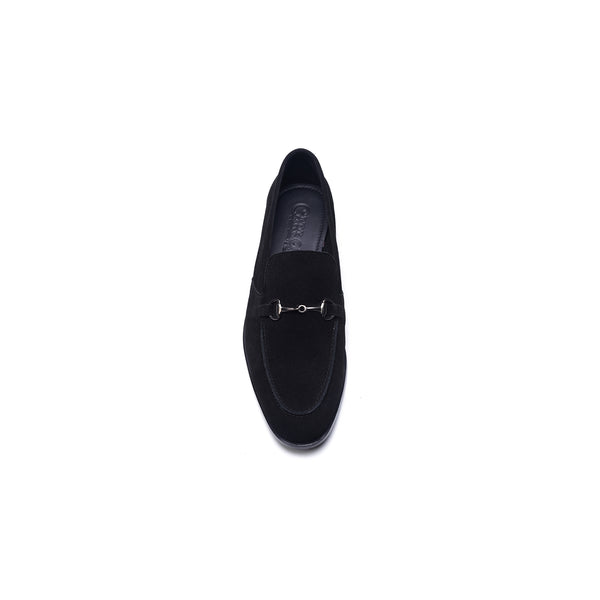 Carlos By Carlos Santana Louis Bit Loafer Suede // Black Suede