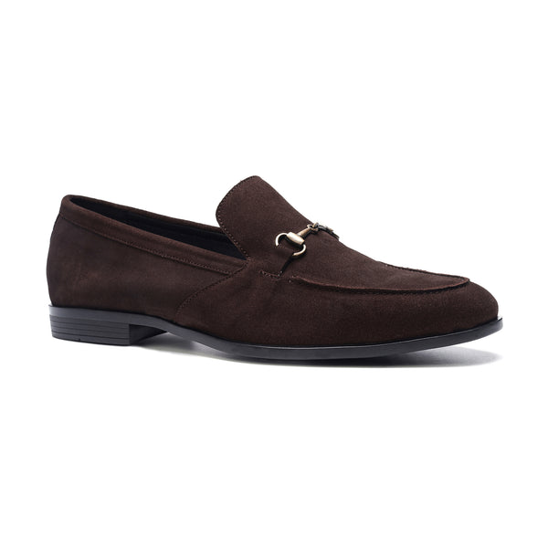 Carlos By Carlos Santana Louis Bit Loafer Suede // Brown Suede