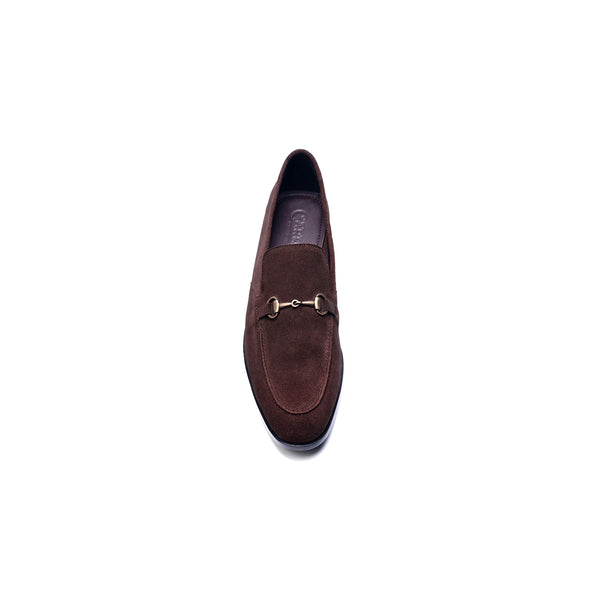 Carlos By Carlos Santana Louis Bit Loafer Suede // Brown Suede