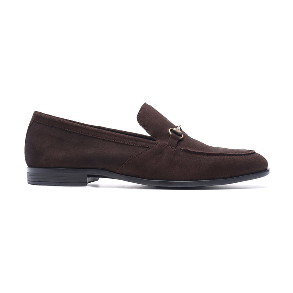 carlos by carlos santana Louis Bit Loafer Suede // Brown Suede