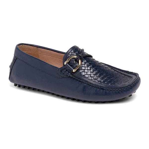 Carlos By Carlos Santana Malone Driver Loafer // Navy Blue