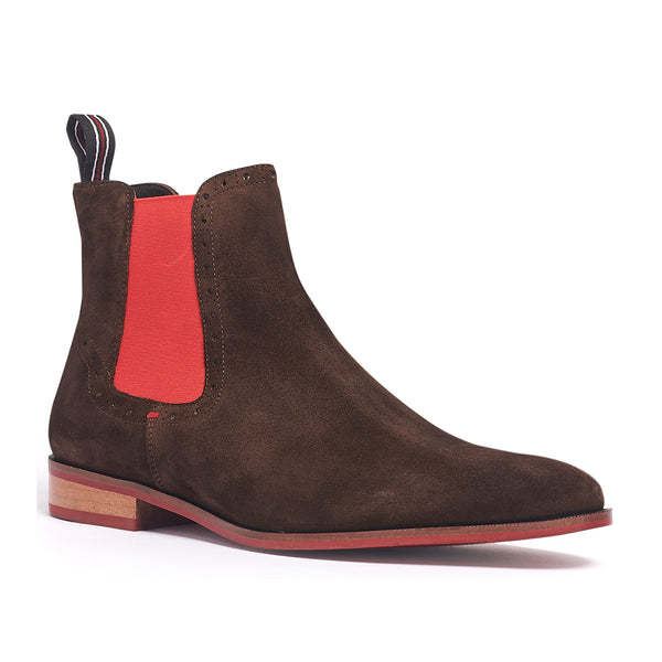 Carlos By Carlos Santana Mantra Chelsea Boot// Chocolate Brown Suede