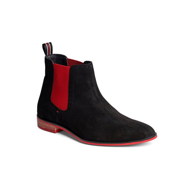 Carlos By Carlos Santana Mantra Chelsea Boot Suede // Black