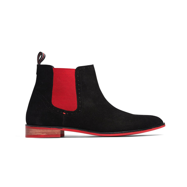 carlos by carlos santana Mantra Chelsea Boot Suede // Black