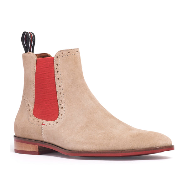 Carlos By Carlos Santana Mantra Chelsea Boot Suede // Cappucino