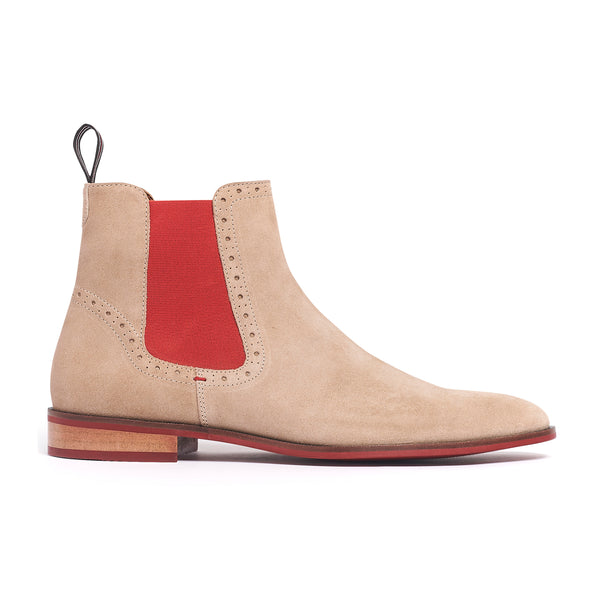 carlos by carlos santana Mantra Chelsea Boot Suede // Cappucino