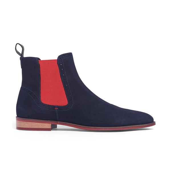 carlos by carlos santana Mantra Chelsea Boot Suede // Deep Blue