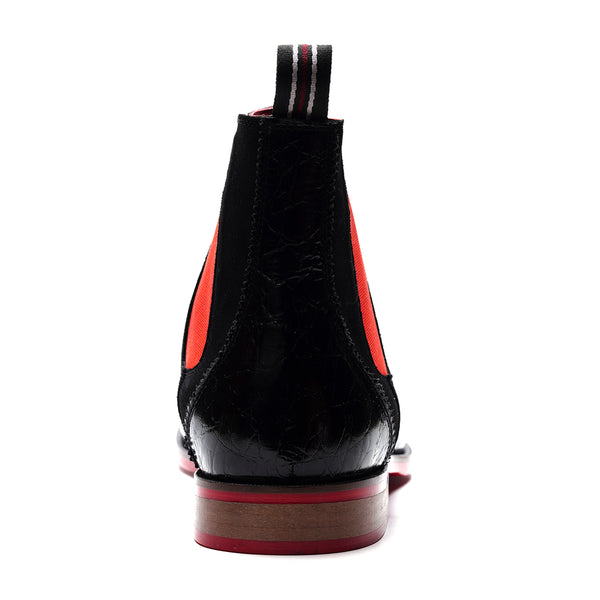 Carlos By Carlos Santana Mantra Crosuede Chelsea Boot // Black