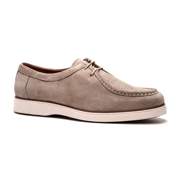 Carlos By Carlos Santana Morrison Moc Shoe // Earth Grey Suede