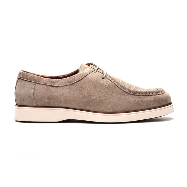 carlos by carlos santana Morrison Moc Shoe // Earth Grey Suede