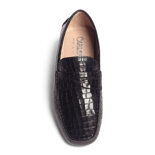 Carlos By Carlos Santana Ritchie Croco Driver // Black