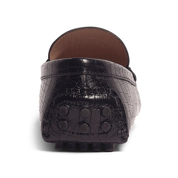 Carlos By Carlos Santana Ritchie Croco Driver // Black