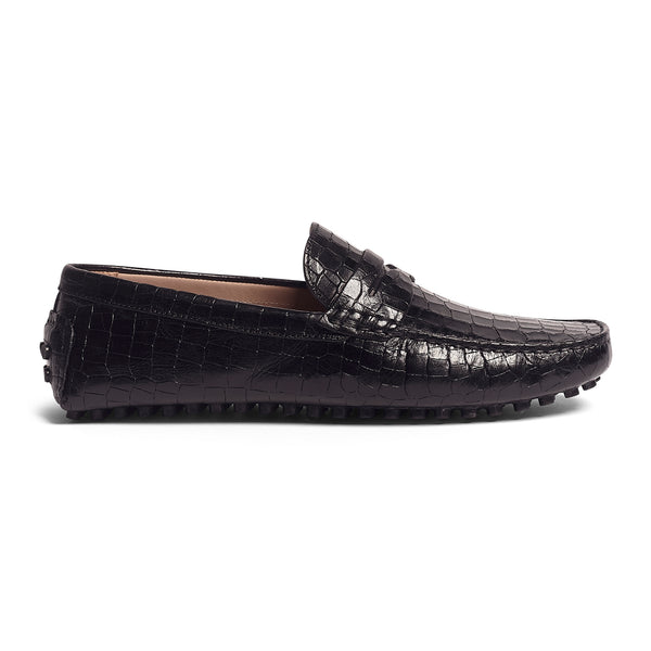 carlos by carlos santana Ritchie Croco Driver // Black