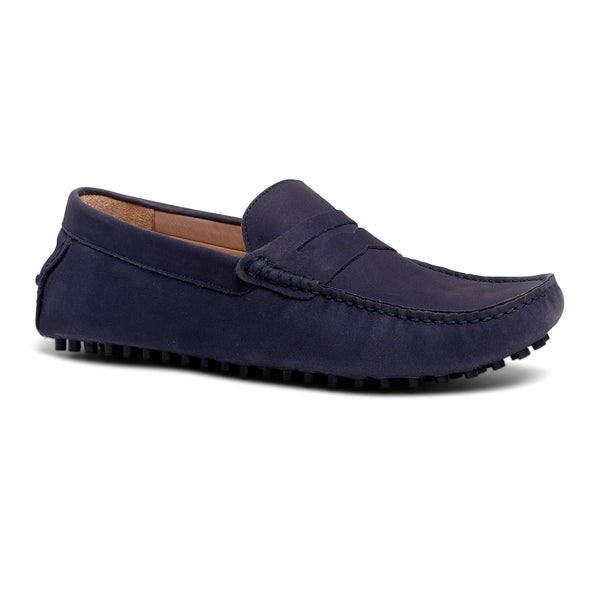 Carlos By Carlos Santana Ritchie Driver Nubuck // Navy Blue