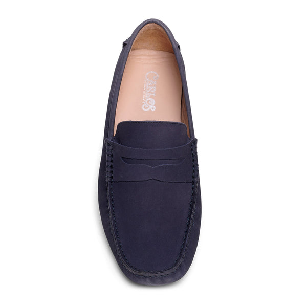 Carlos By Carlos Santana Ritchie Driver Nubuck // Navy Blue