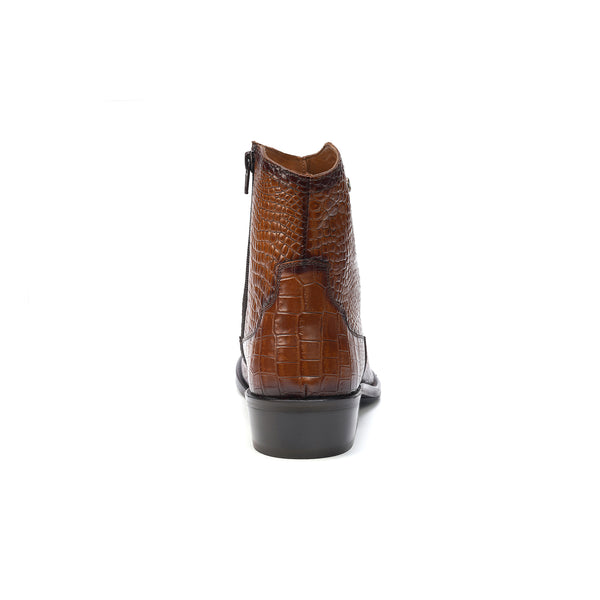 Carlos By Carlos Santana Zappa Cowboy Boot // Tan Croco