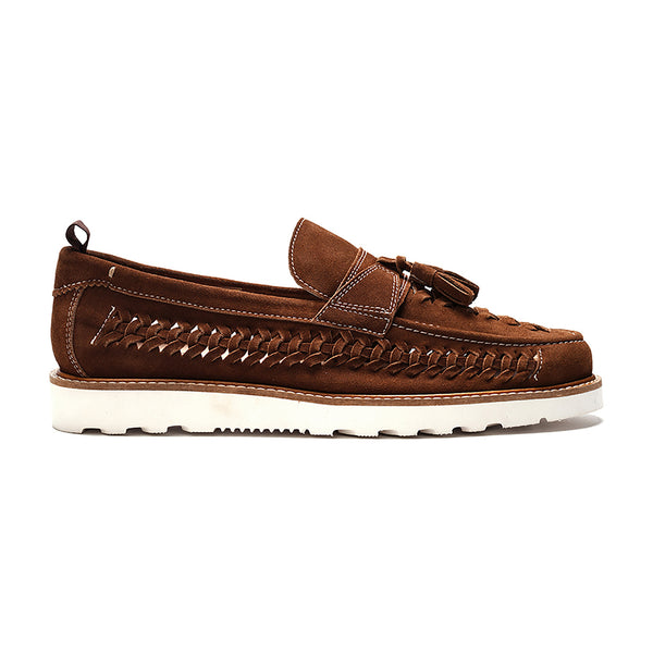 carlos by carlos santana Zenith Tassel Loafer // Date Brown Suede
