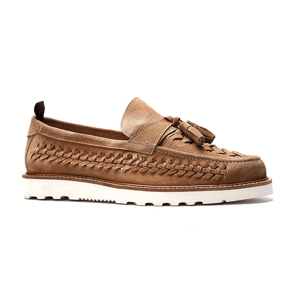 Carlos By Carlos Santana Zenith Tassel Loafer // Sand Suede