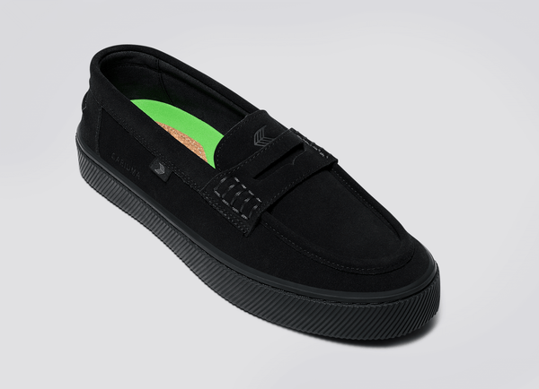 Carma Shoes CAJU All Black Suede
