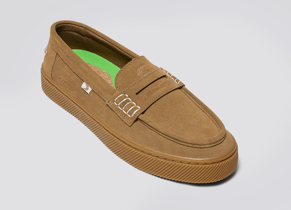 Carma Shoes CAJU All Camel Suede