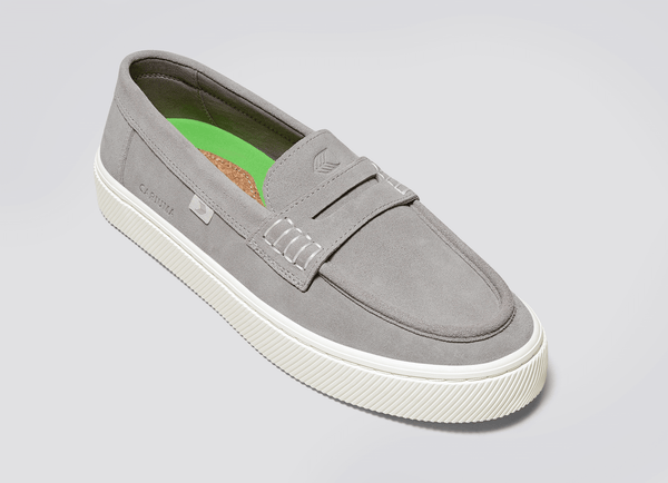 Carma Shoes CAJU Light Grey Suede