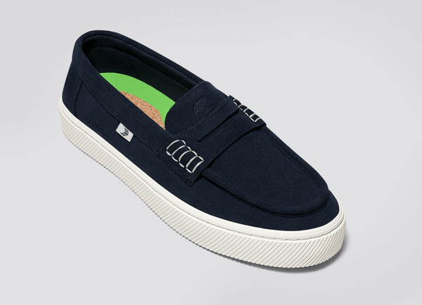 Carma Shoes CAJU Navy Suede