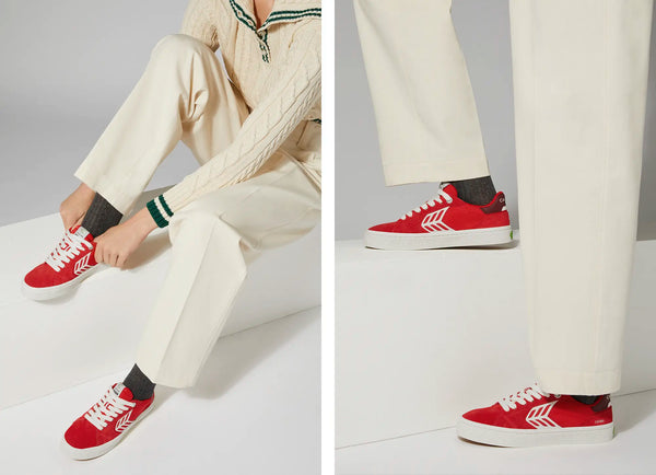 Carma Shoes CATIBA PRO 2.0 Red/Cabernet & Ivory